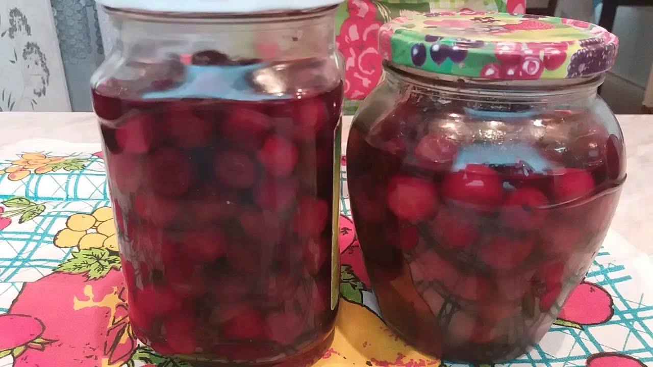 Albalının öz şirəsində bağlanması.  ВИШНЯ В СОБСТВЕННОМ СОКУ. Vişne Konservesi Tarifi