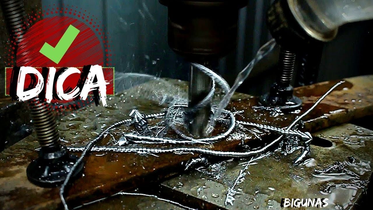 Dica #3   Furação em Aço