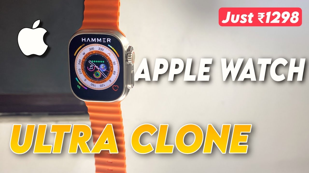 Apple Watch Ultra Clone ⚡ @1298/- Only | Hammer Ultra Classic 2.01