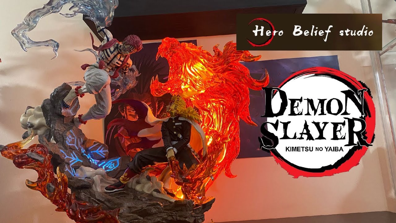 Hero Belief Studio - Rengoku vs Akaza (Demon Slayer) Unboxing