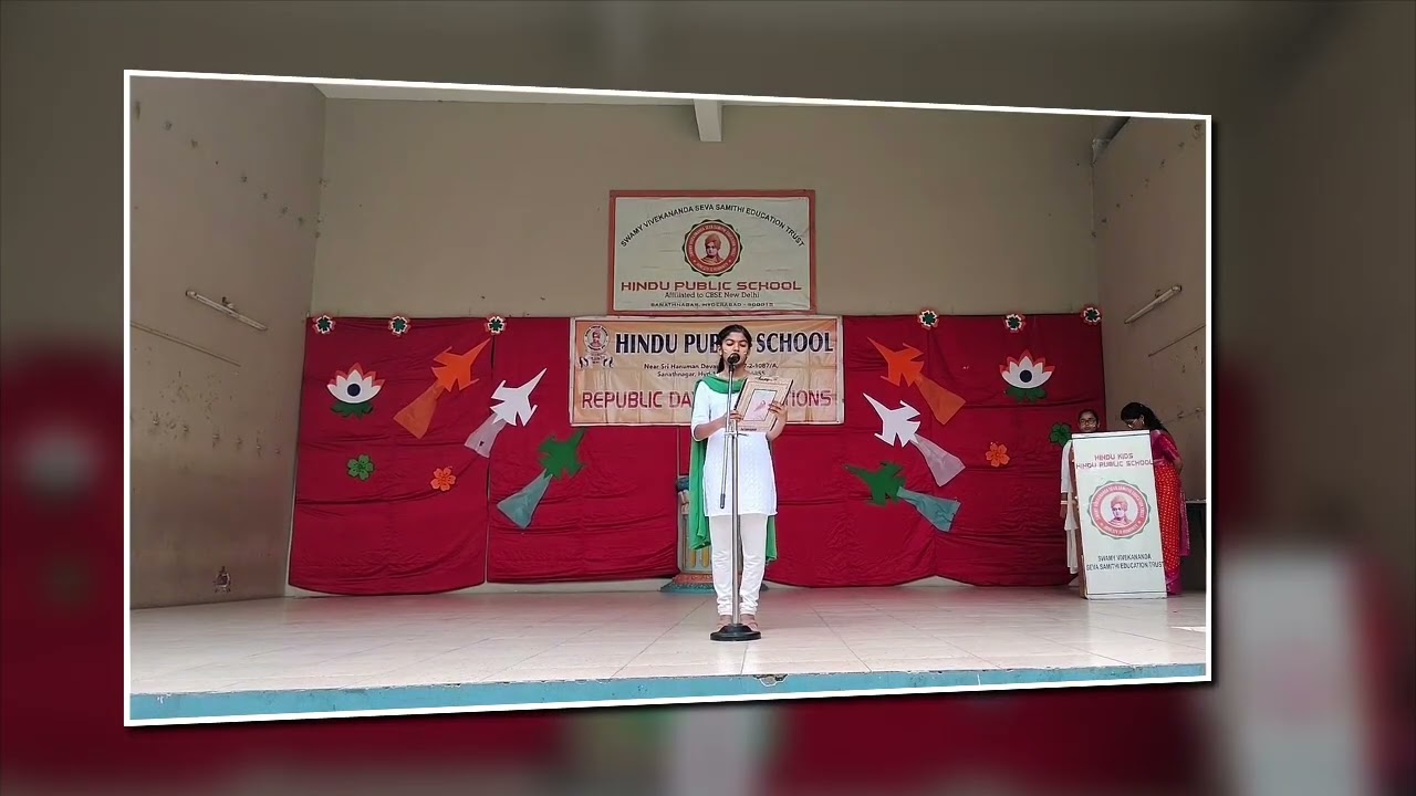 Hindu Public School Sanath Nagar Republic Day Celebrations 25-26