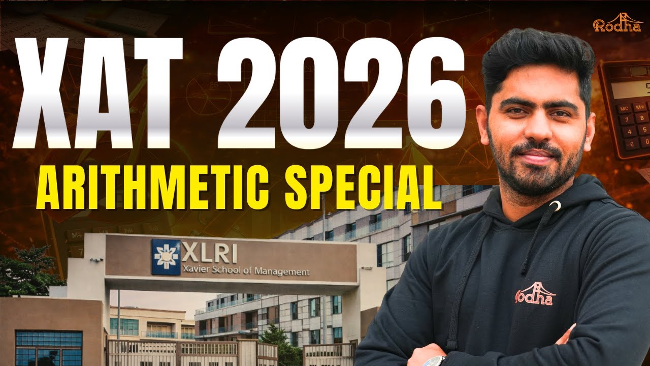 XAT 2026 Arithmetic PYQs Session | Concepts & Practice | Apoorv Sir