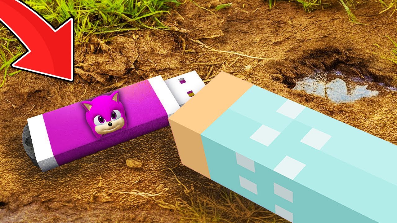 KIZ BEBEK SONİC'in GİZLİ USB SÜRÜCÜSÜNÜ BULDUM! 😱 Minecraft