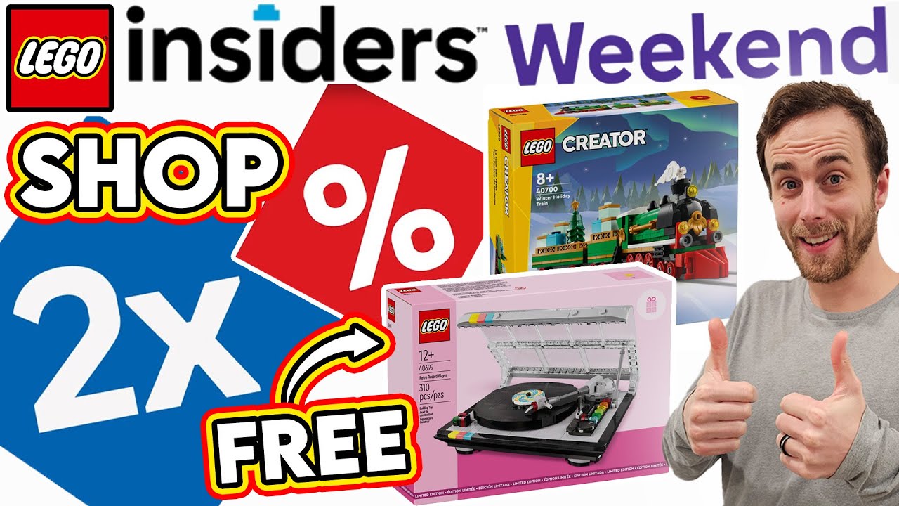 Shopping LEGO Insiders Weekend! Deals, 2x Points & GWPs!