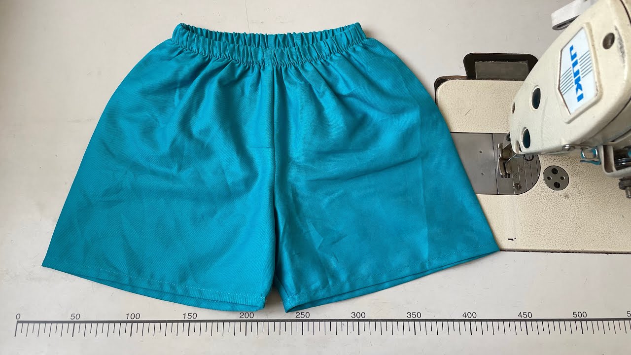 خياطة شورت للأطفال بعمر 4 سنوات بقماش لاطوال بكل سهولة خطورة بخطوة للمبتدئين Sewing Techniques