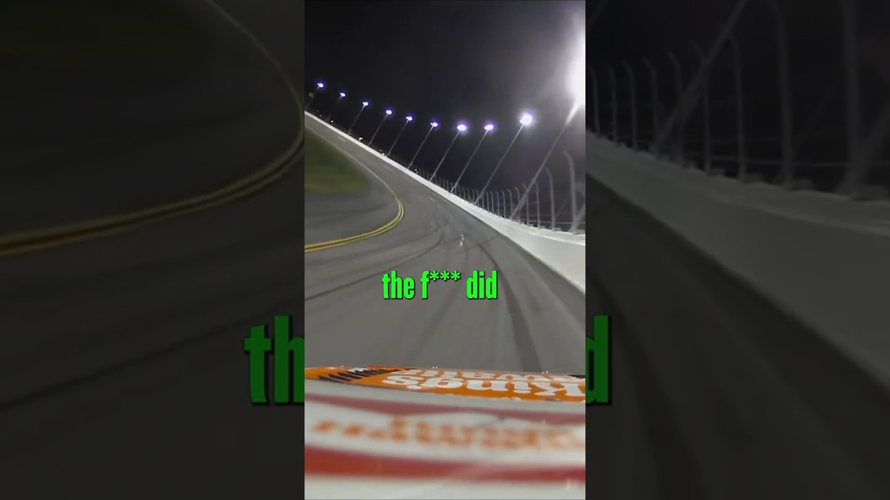 Tense NASCAR radio at Daytona