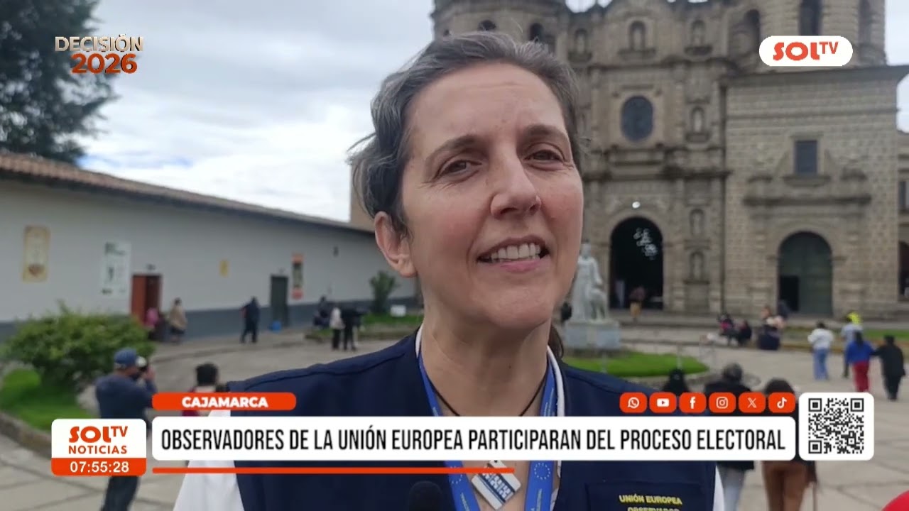Cajamarca: observadores de la Unión Europea participarán del proceso electoral