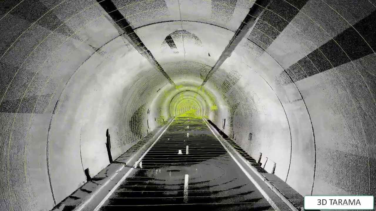 Lazer tarayıcı(Lidar Yardımı ile)Tunellerin 3D Ölçümü Ve Kesitleri Karayolu, Demir yolu