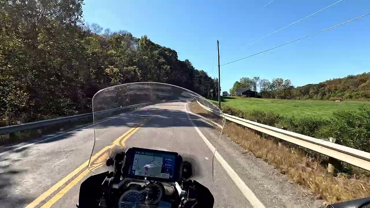 Motorcycling Ohio Route 595 Wayne National Forest