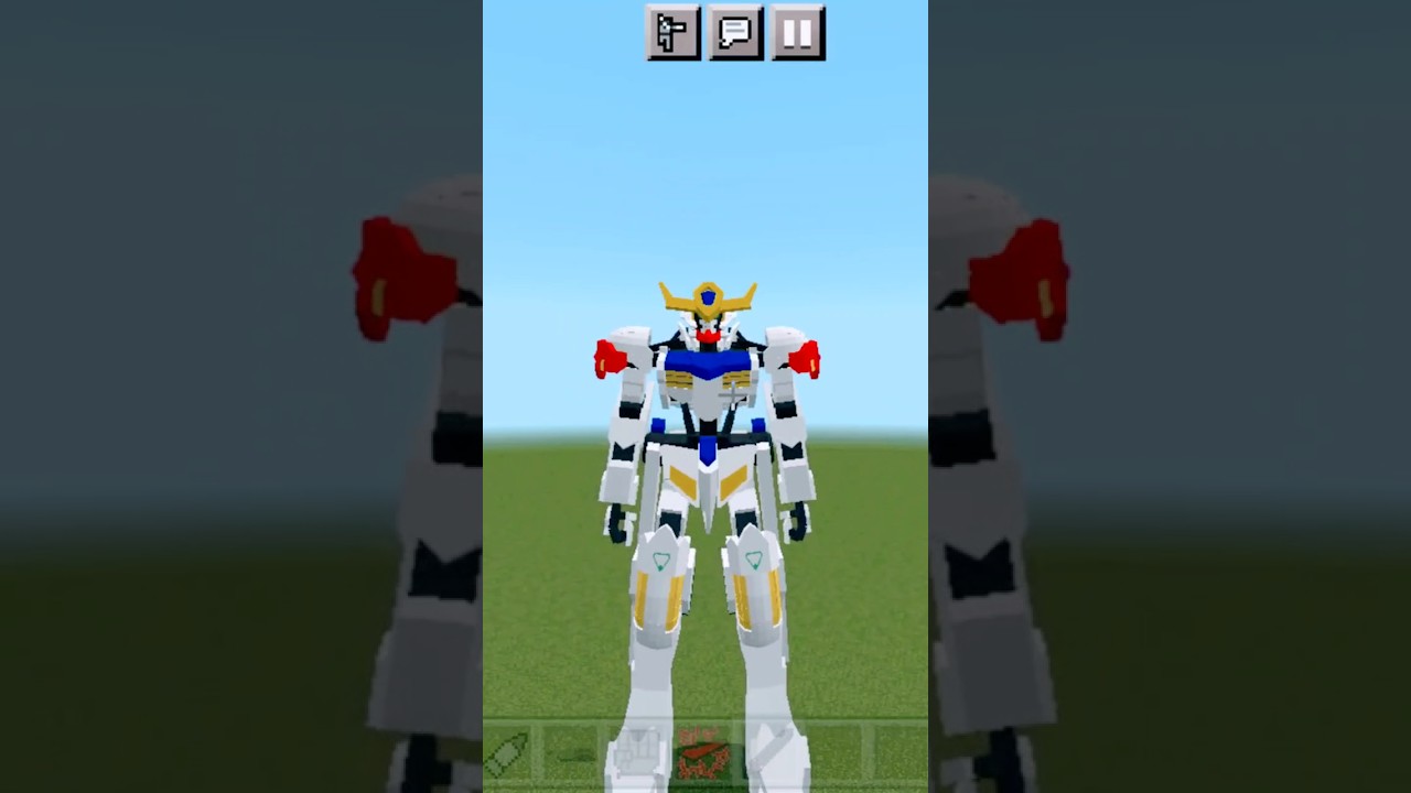 Mobile Suit Gundam Iron-Blooded Orphans #minecraftmod #minecraft #minecraftpe  #youtubeshorts😋😜