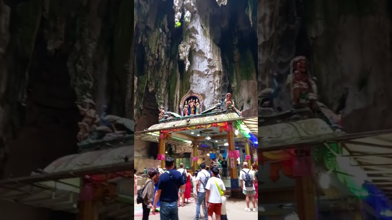 400 Years Old Batu Caves inside View of Malaysia 😳😱 #shortvideo #youtubeshorts #shorts #short