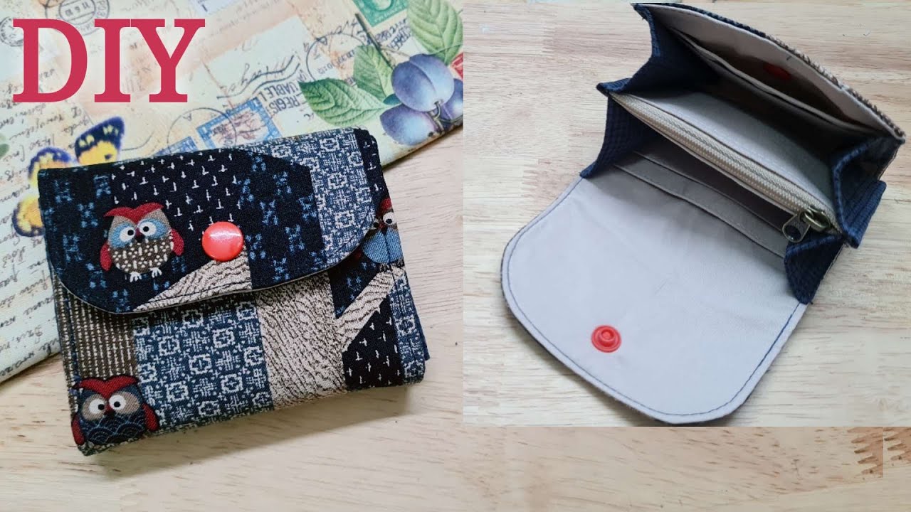EP148 : DIY Mini Wallet | Bag sewing Tutorial