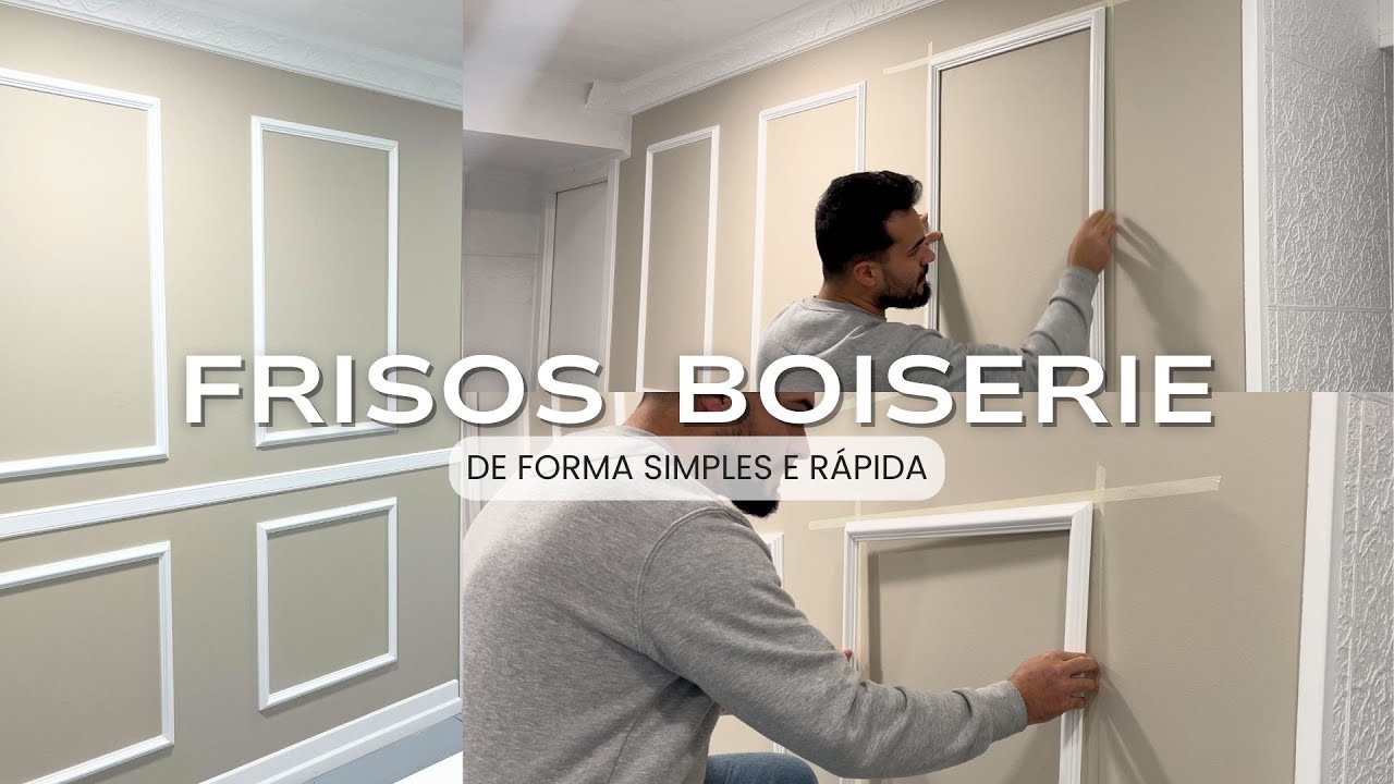 TRANSFORMAÇÃO DE PAREDE COM BOISERIE | HOMESTAR