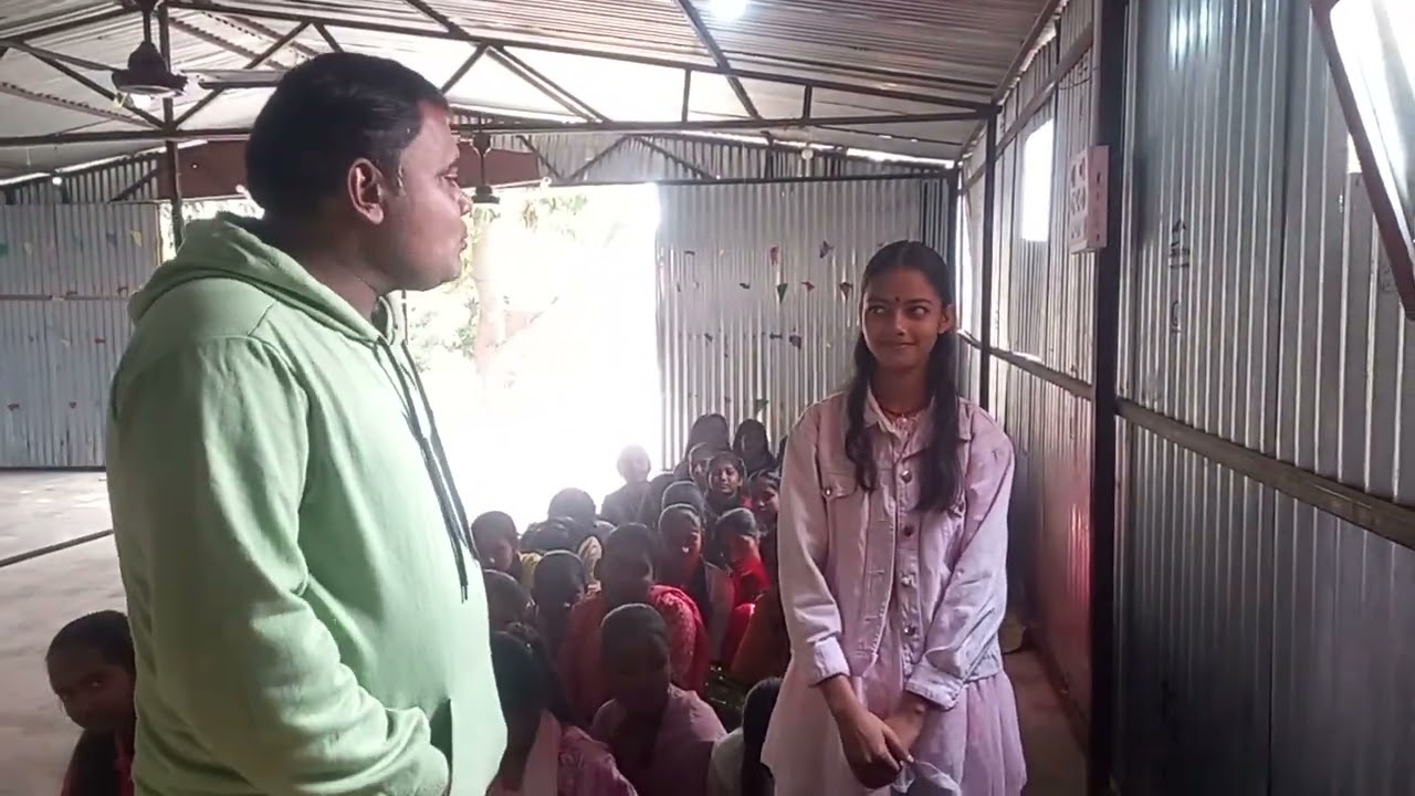 Girls  farewell  party  by Trimoorti Coaching center  Srisiya 