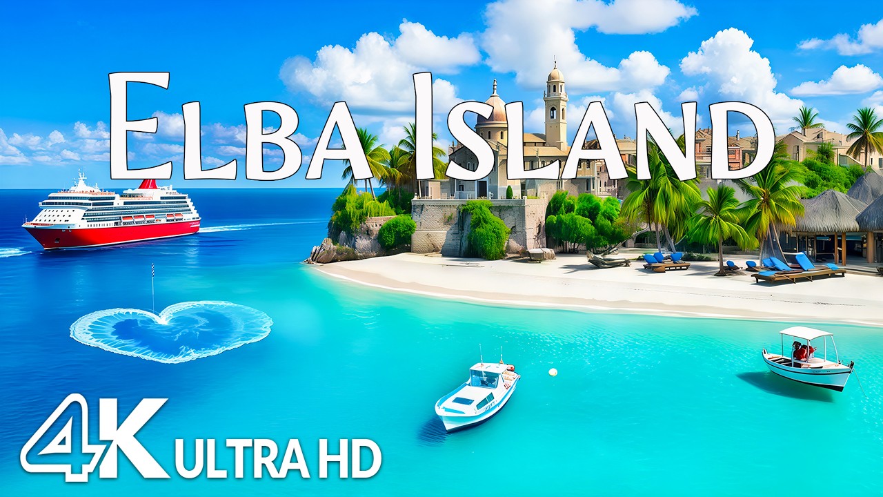 Elba Island, Italy 4K – Crystal Clear Beaches, Hidden Coves & Tuscan Paradise | Relaxing Music