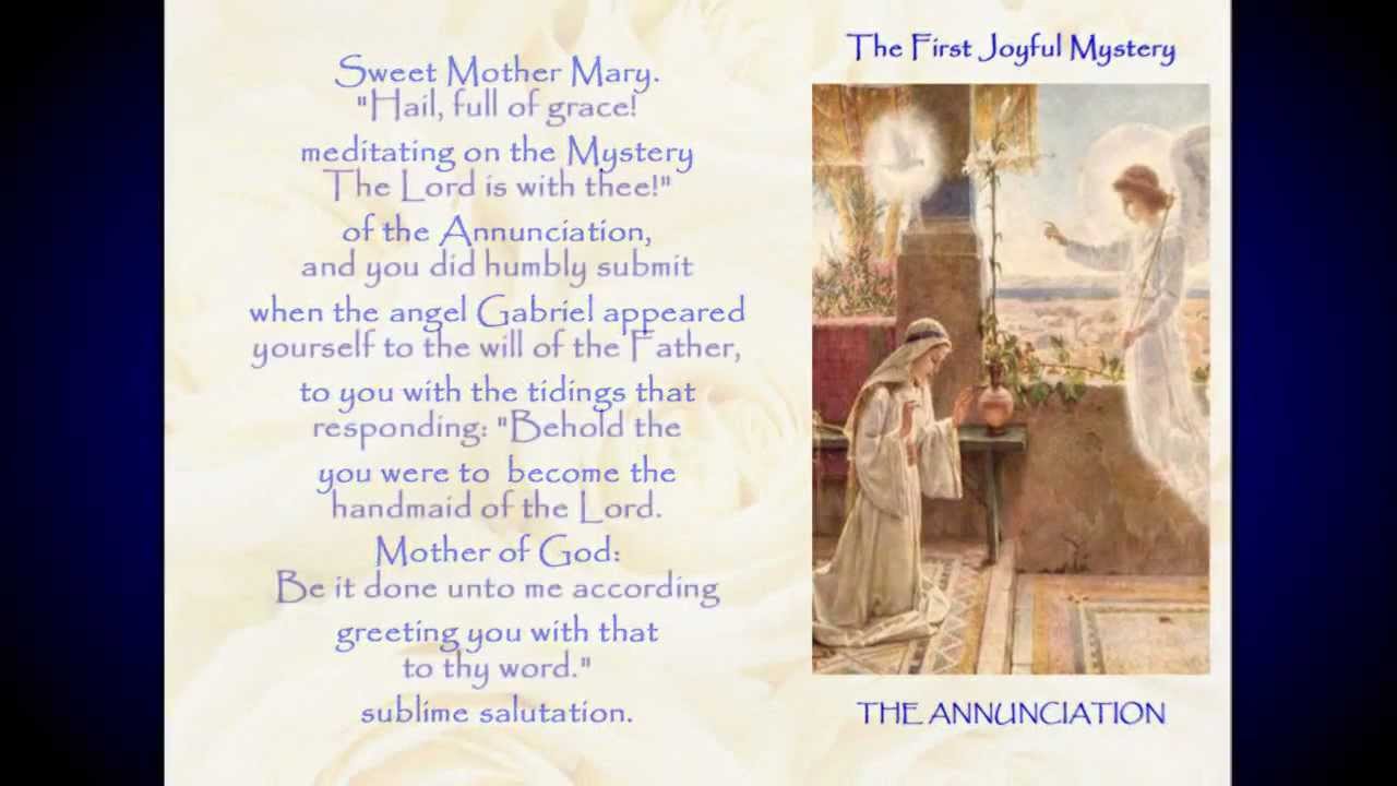 Rosary Novena, Joyful Mysteries - In Petition