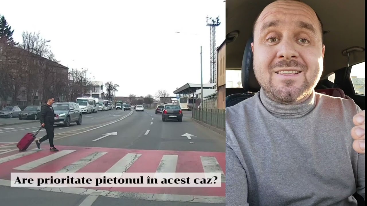 Așa se dă Prioritate pietonilor care vin din Stânga ta!