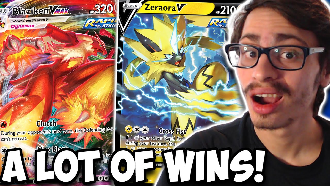 I Won A Bunch Of Games W/ Blaziken VMAX/Zeraora! Still Busted & BEATS MEW! PTCGO