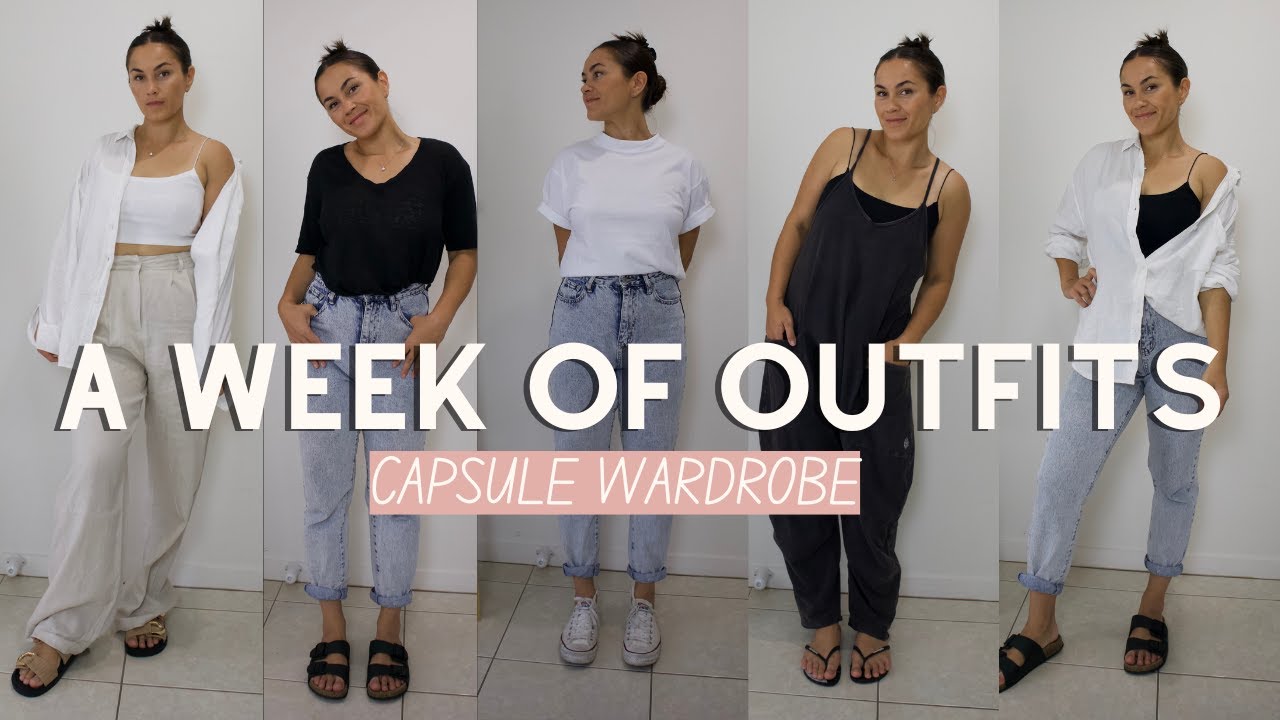 Minimalist capsule wardrobe (casual outfits you'll *actually* wear)
