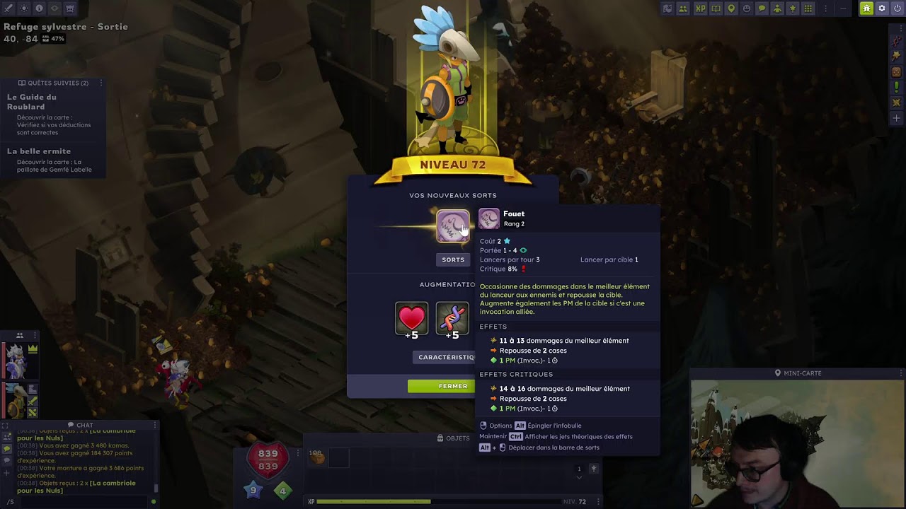 Découverte nocturne dofus