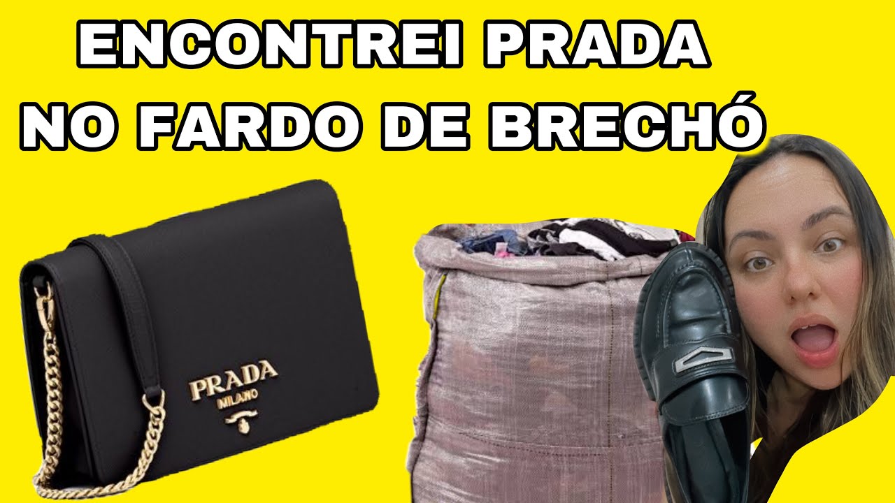 EM BRECHÓS COMIGO | Encontrei PRADA, VALENTINO e ZARA no fardo de hoje!