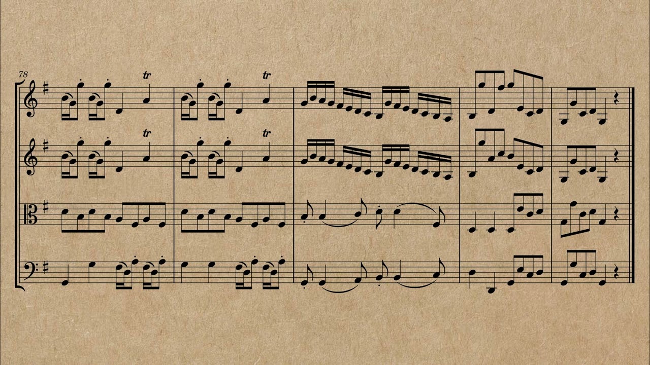 Sinfonia Friderico - J.B.G.Neruda (attrib.Graun) - SCORE