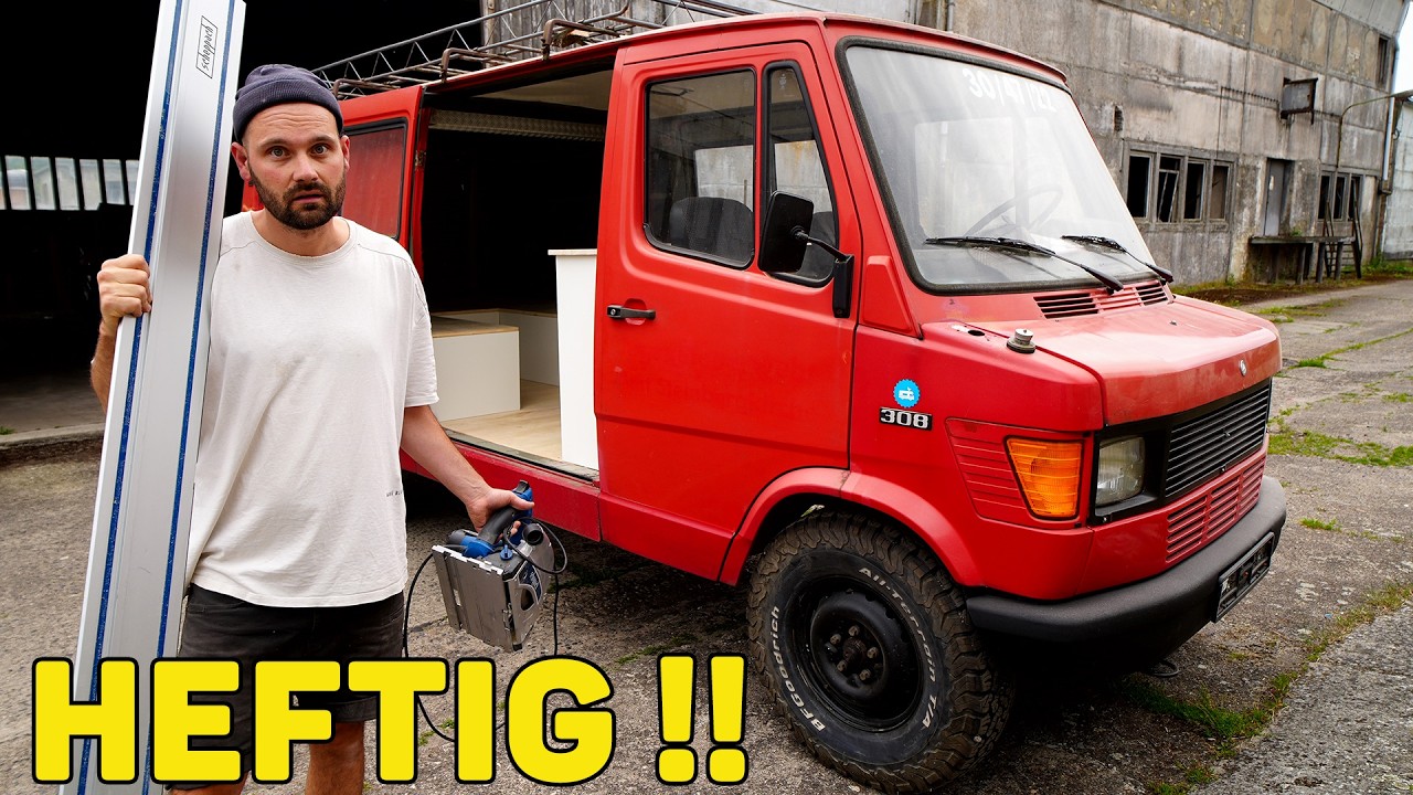 72 STUNDEN CAMPER INNENAUSBAU MIT HOLZ von epicPLY