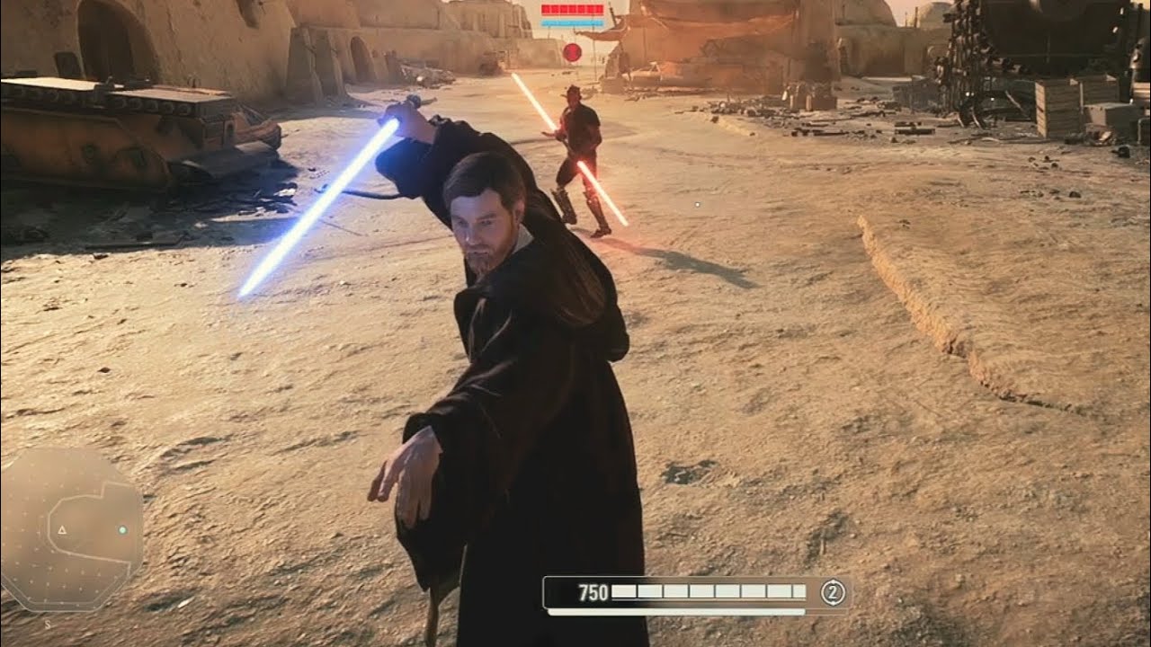 SW BF2: Space Jesus vs The Phantom Menace | Hero Showdown 