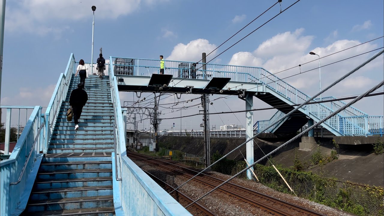 [JAPAN/TOKYO]Horikiri walking scenery[Arakawa River]