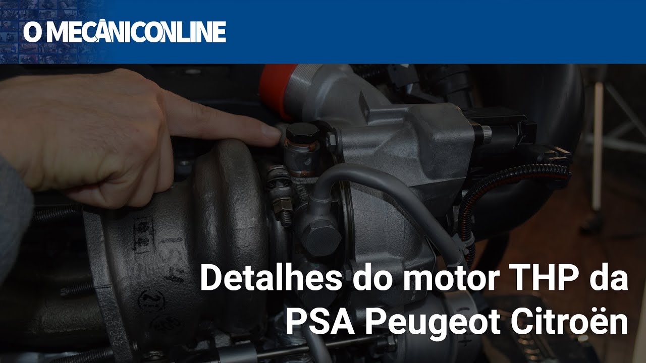 Detalhes do motor THP da PSA Peugeot Citroën