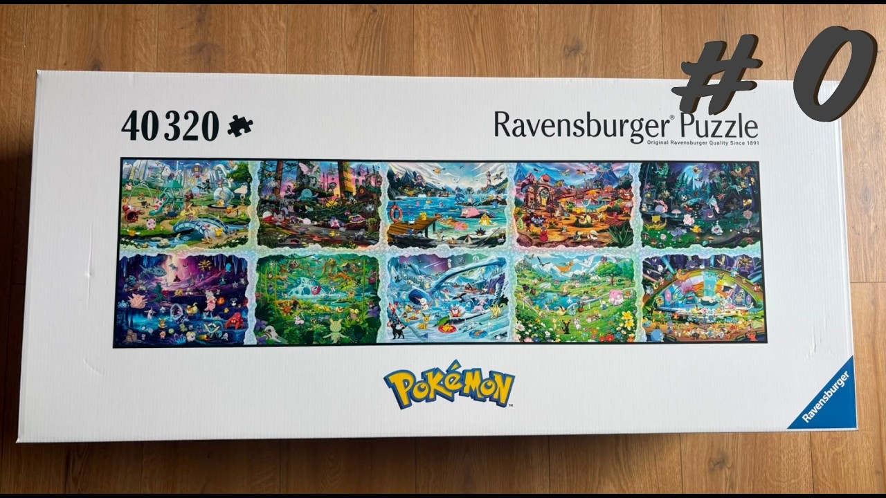 ⚡🧩 Pok&eacute;mon 40,000-Piece Puzzle | The Biggest Challenge Yet? | Unboxing