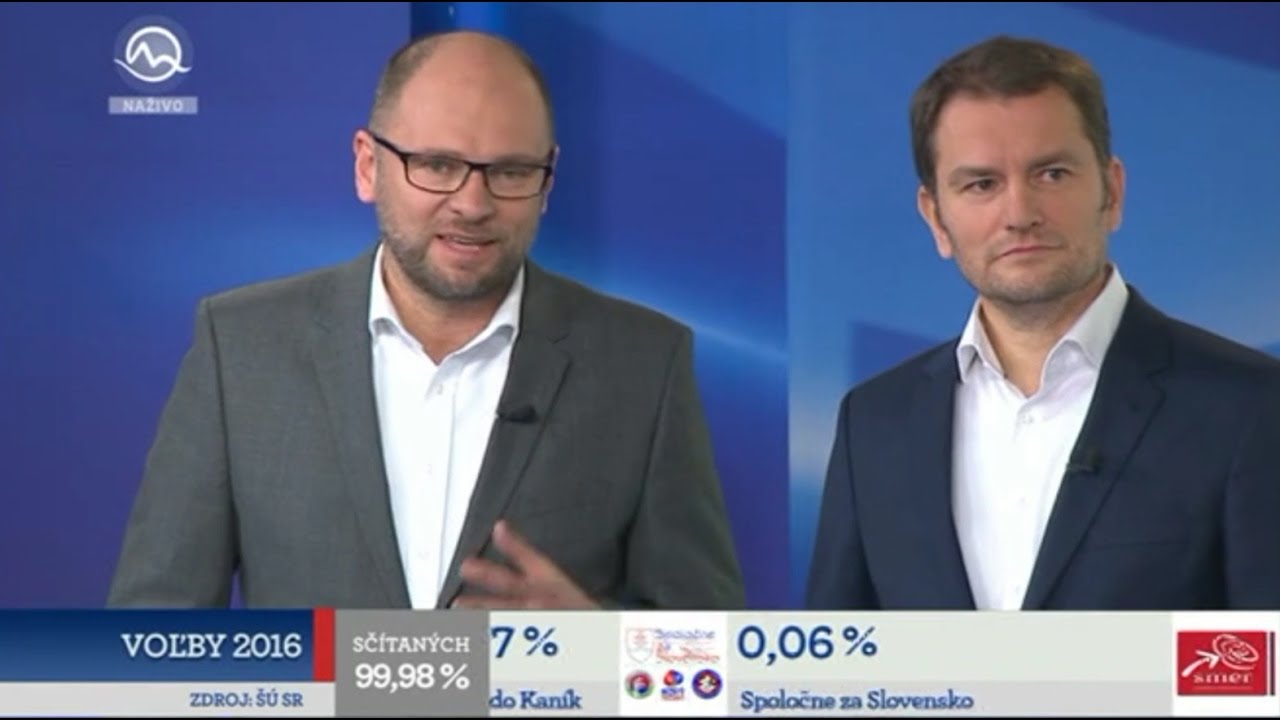 Voľby 2016: Víťazi volieb na TV Markíza 6.3.2016