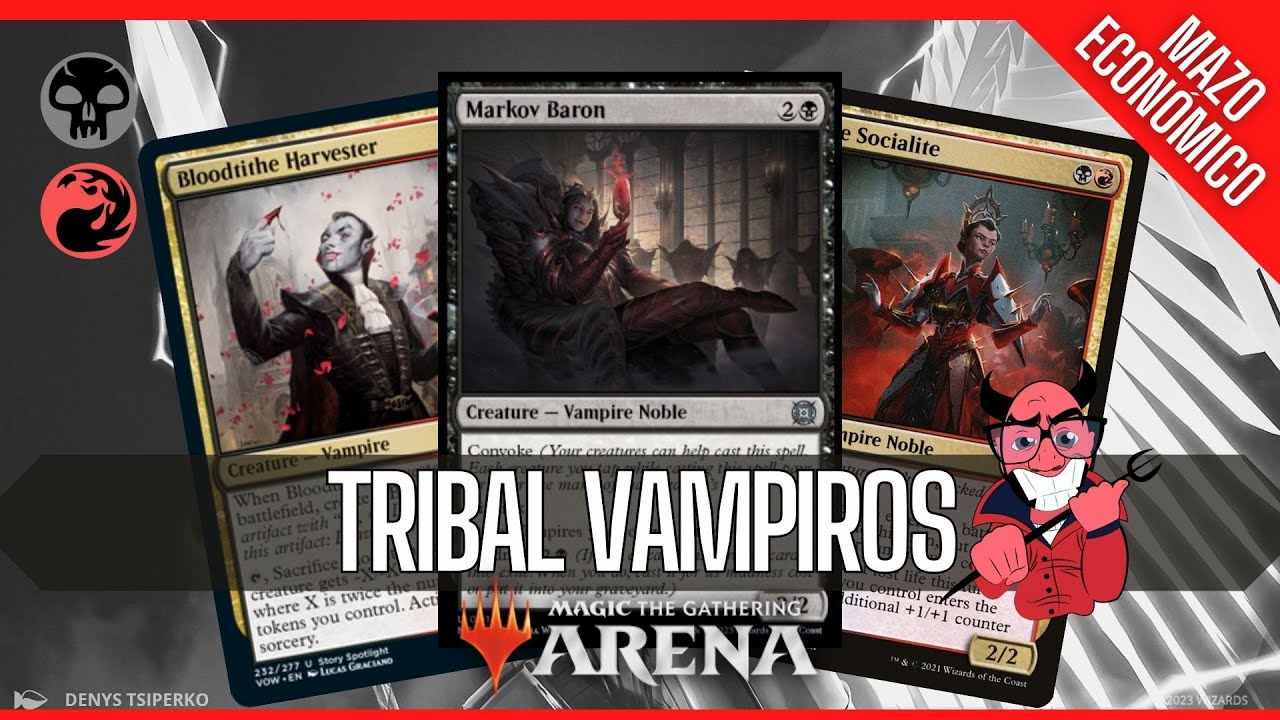 🩸Tribal Vampiros 🧛🏻🧛🏻‍♀️ | Mazo económico 💸🚫 | Rakdos ⚫️🔴 | Magic Arena Standard | Gana Códigos