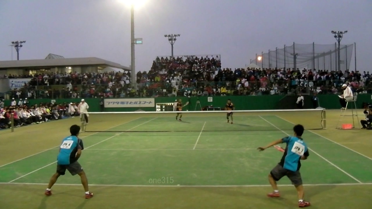 ★アジアソフトテニス選手権2016　ダブルス男子　準決勝1　篠原・小林ー船水(颯)・上松