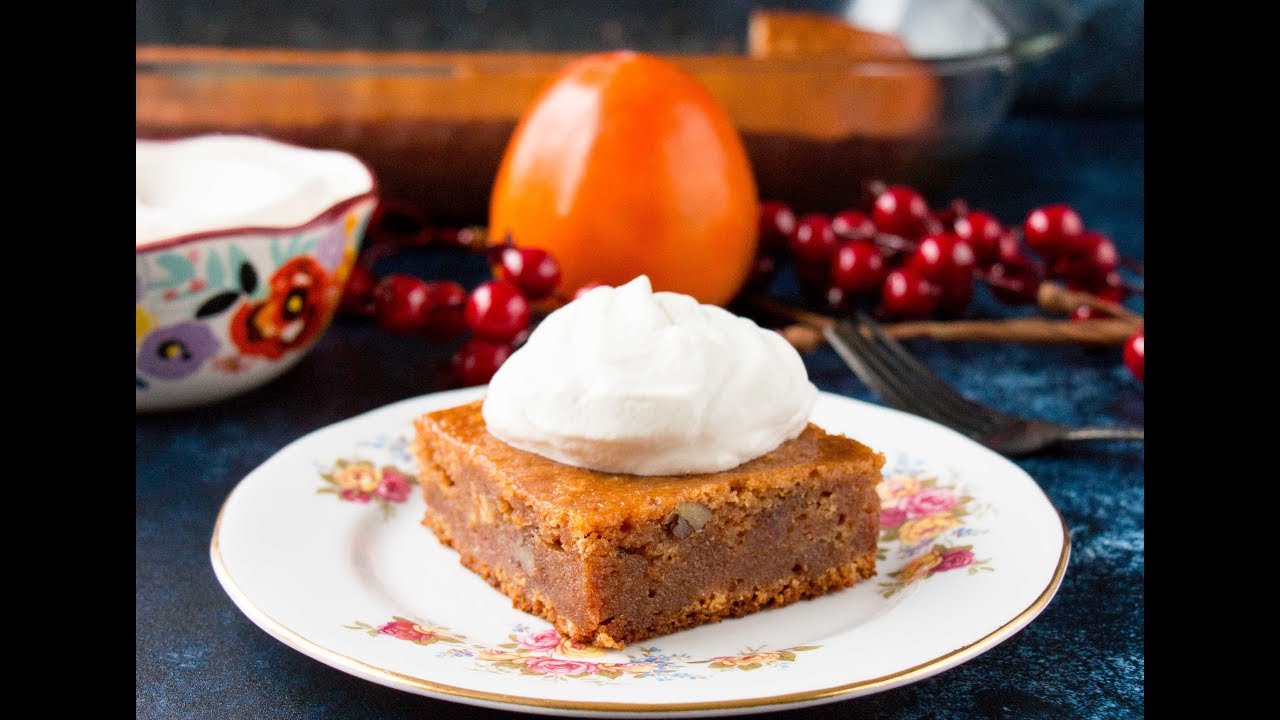 Persimmon Pudding Recipe