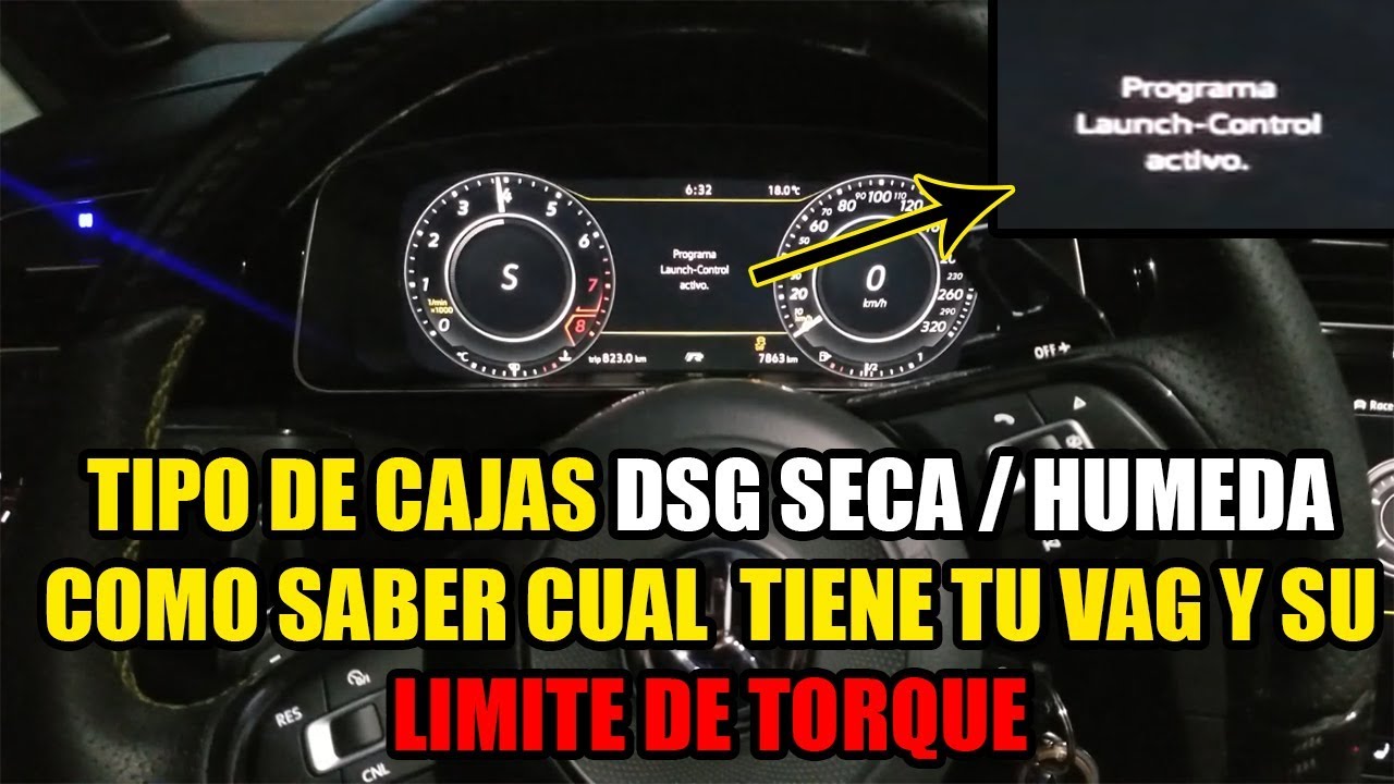 Limite de Torque de las Cajas DSG I Activaci&oacute;n de Launch Control Golf R