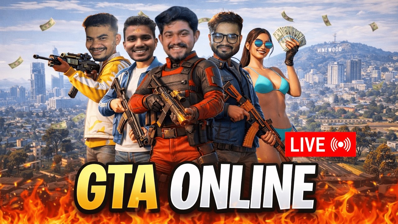 GTA Online Fun with the Squad 🌙 | Heists • Fails • Fun
