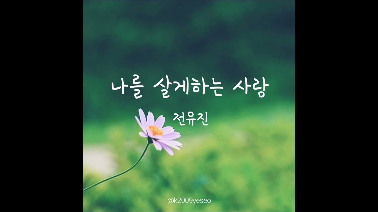 전유진 나를 살게하는 사랑 / 가사(더보기) The love that makes me live #playlist #온리유 #금잔디 원곡 #私を生きさせる愛 #koreanmusic