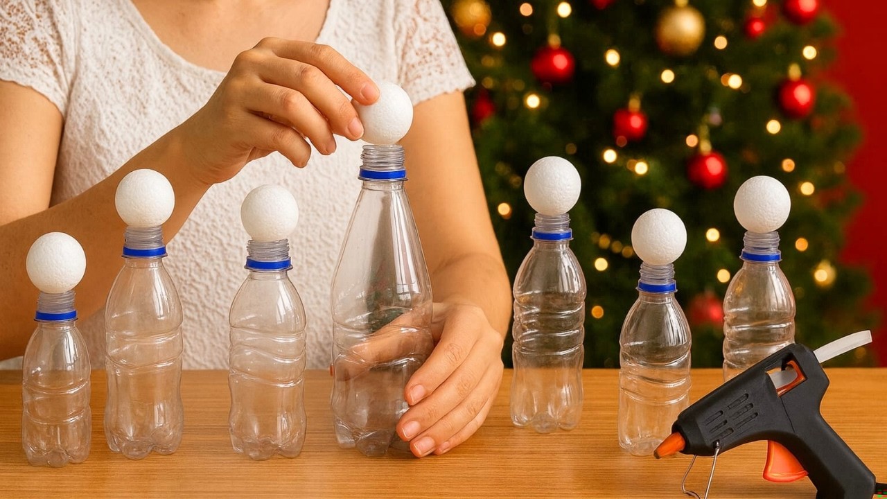 Decoração de Natal com Materiais simples e baratos.