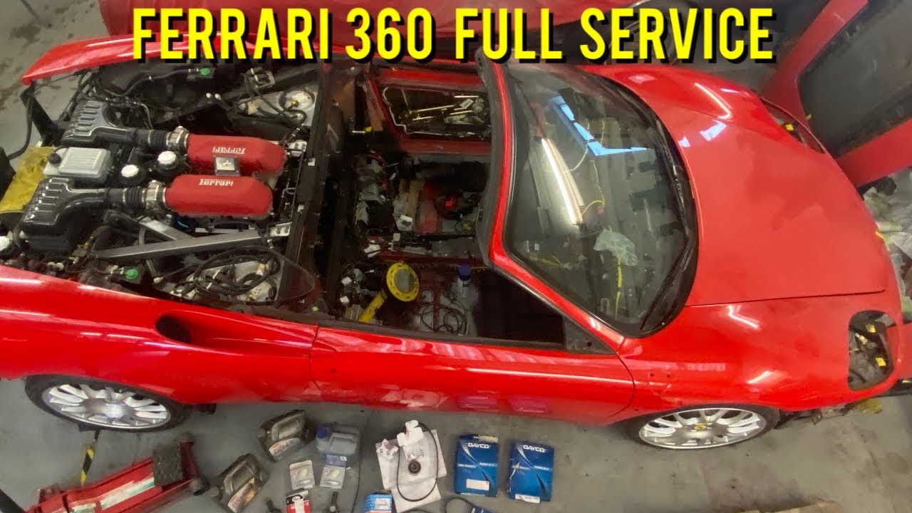 Проект Ferrari 360 CS Spider. ПОЛНОЕ ОБСЛУЖИВАНИЕ. Сборка пропавшего Ferrari. Часть 8.