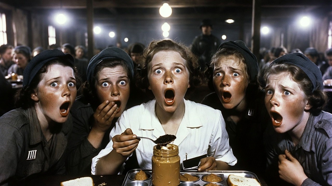 “Eat This Brown Paste” — German Women POWs Shocked by Americans Eating Peanut Butter Daily