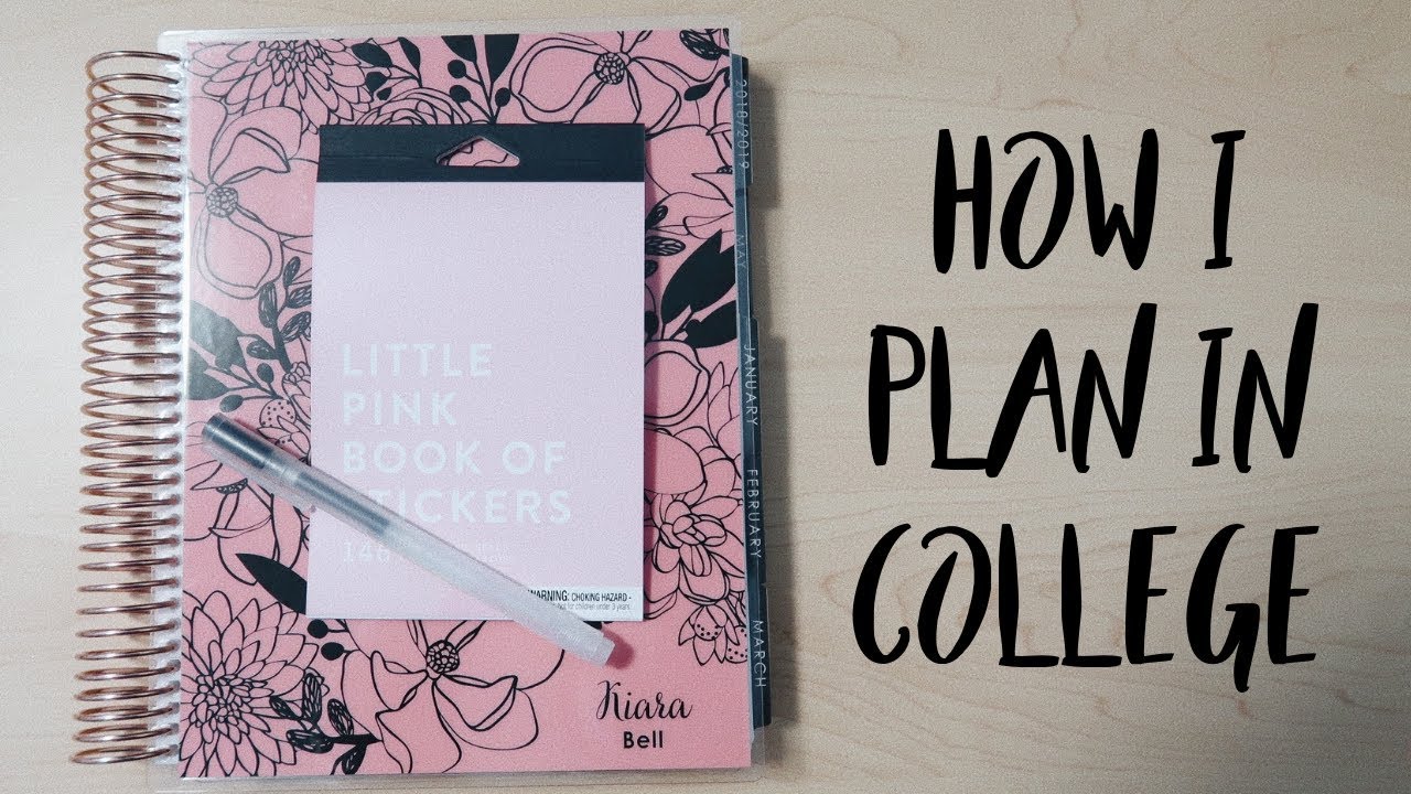 plan with me for spring semester | Erin Condren Life Planner