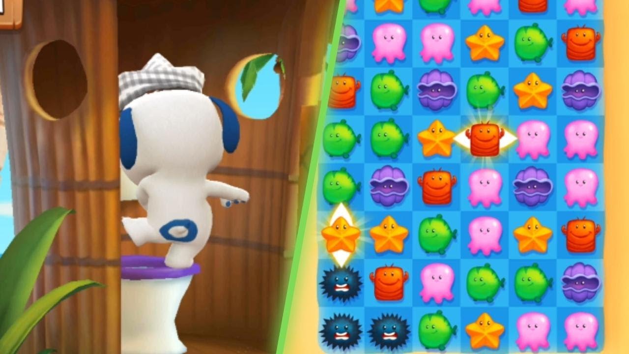 My Talking Hank Gameplay - Eating, Peeing and Splashy Mini Game
