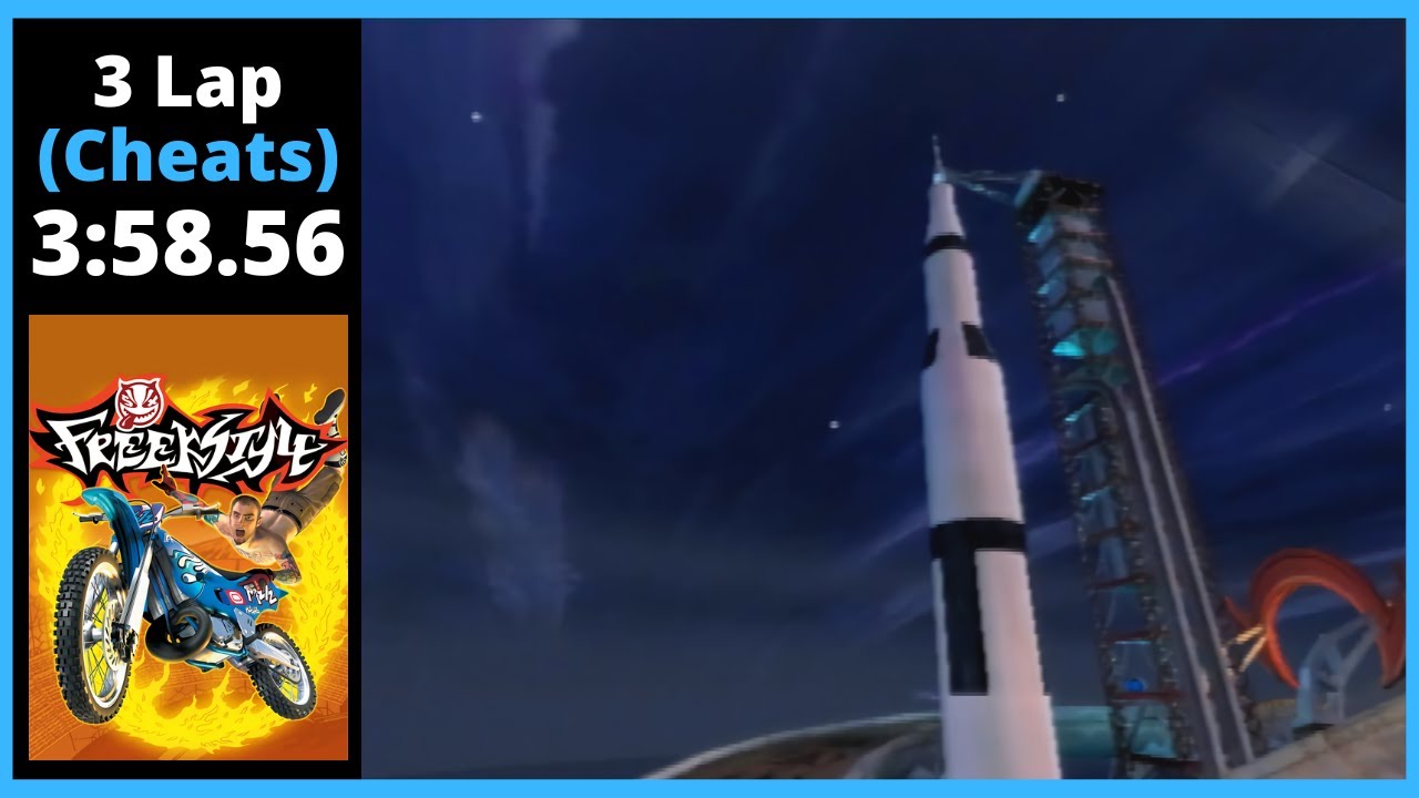 Freekstyle - Rocket Garden 3 lap (Cheats) speedrun 