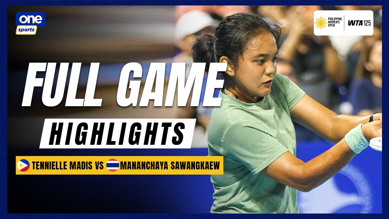 Tenny Madis 🇵🇭 vs. Mananchaya Sawangkaew 🇹🇭 | FULL GAME HIGHLIGHTS | 2026 PHILIPPINE WOMEN&rsquo;S OPEN