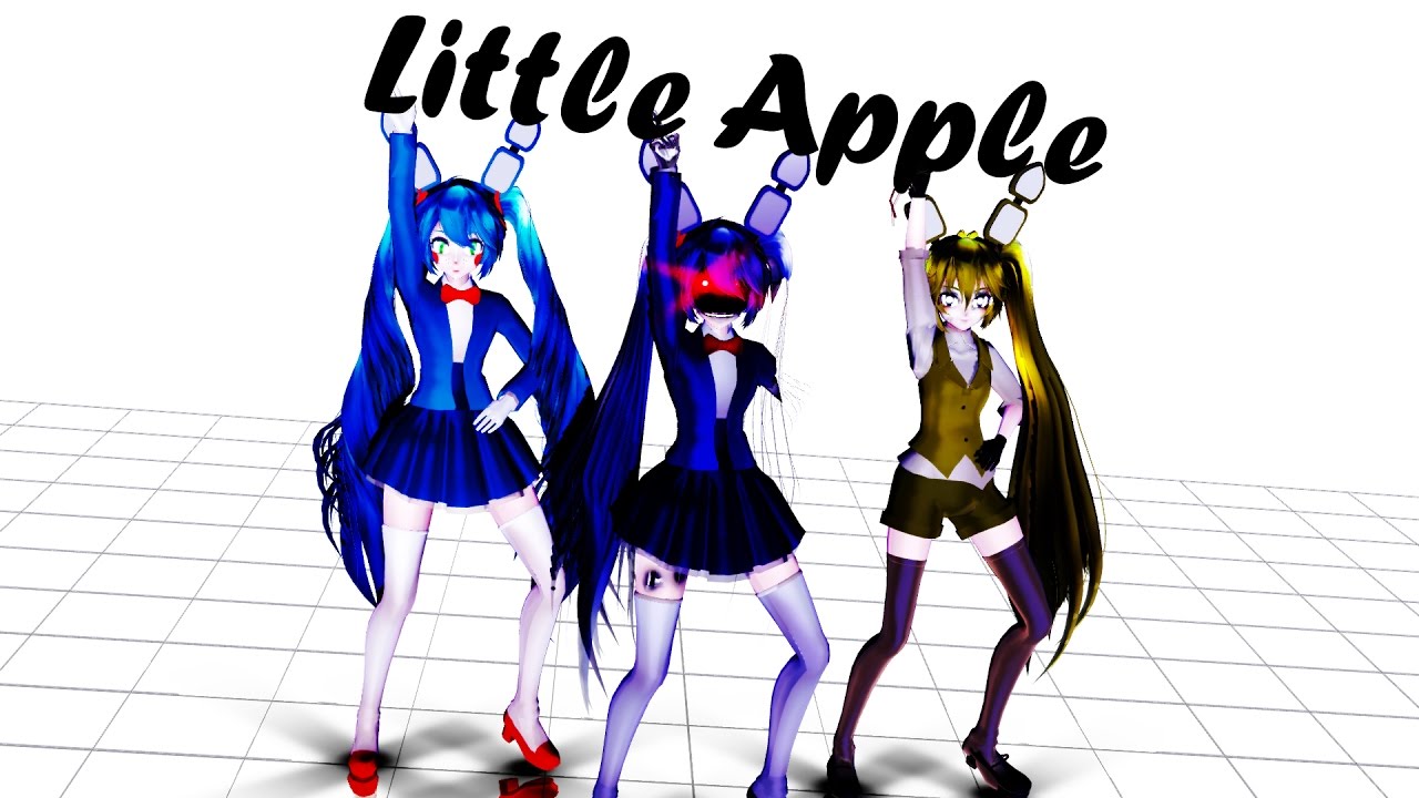 [MMD FNAM] Little Apple [Muchisimas gracias por los +650 Subs]