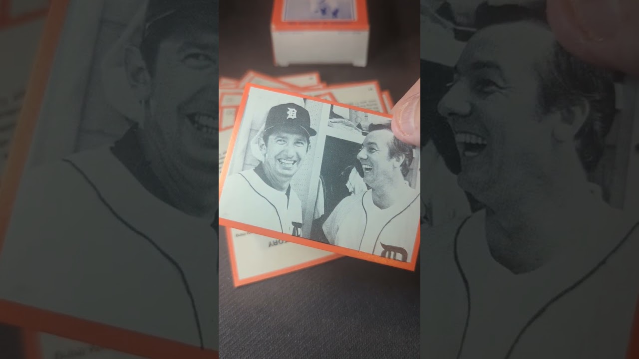 1983 Homeplate Sports Card The Al Kaline Story Complete Set