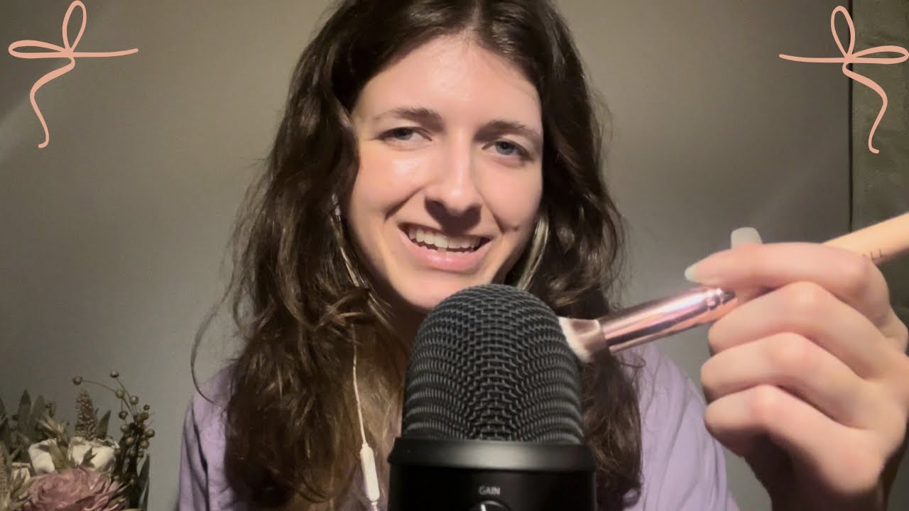asmr | relaxing microphone brushing (brushing your ears) 