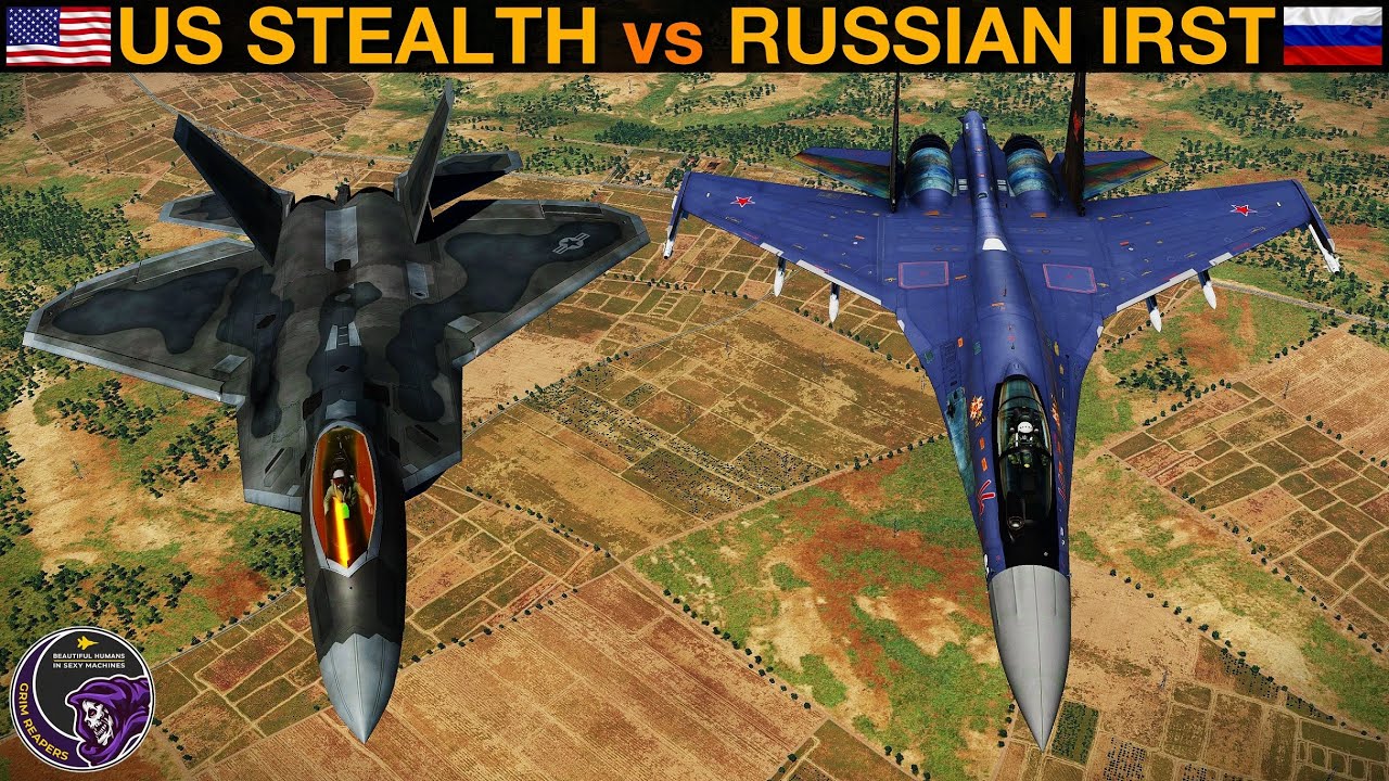 F-22 Raptor vs Su-35 (US Stealth vs Russian IRST): BVR Battle | DCS