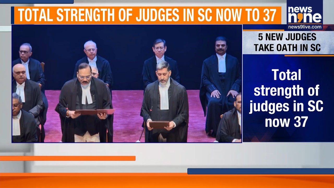 Supreme Court Gets Five New Judges, Strength Rises to 37